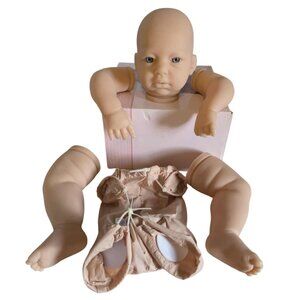 NWT Middleton Doll Reborn Baby "Joyful Heart 3/4 Limb Doll Kit" by Reva Schick